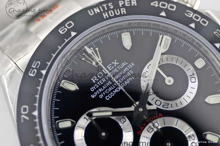 0420 Daytona 116500 SS TWF 1:1 Best Edition 904L Steel Black Dial on SS Bracelet A EasyCare 2407